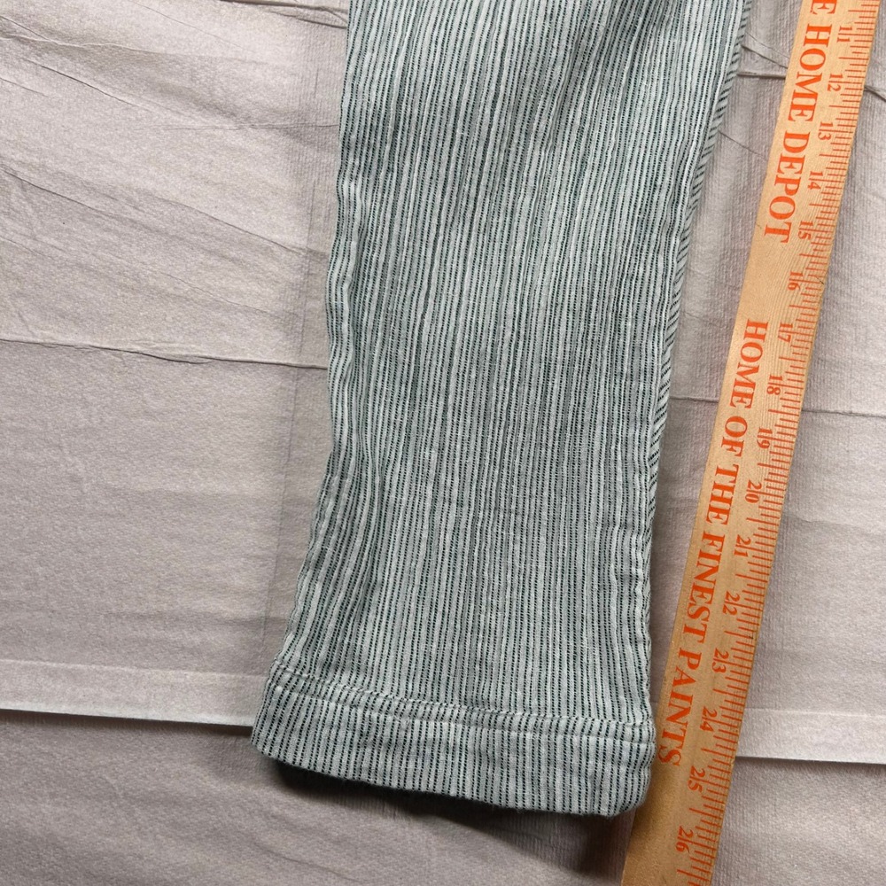 Free People Pants Womens 2 Striped High Waisted Paperbag Striped Gauzy Droploop - Picture 8 of 10